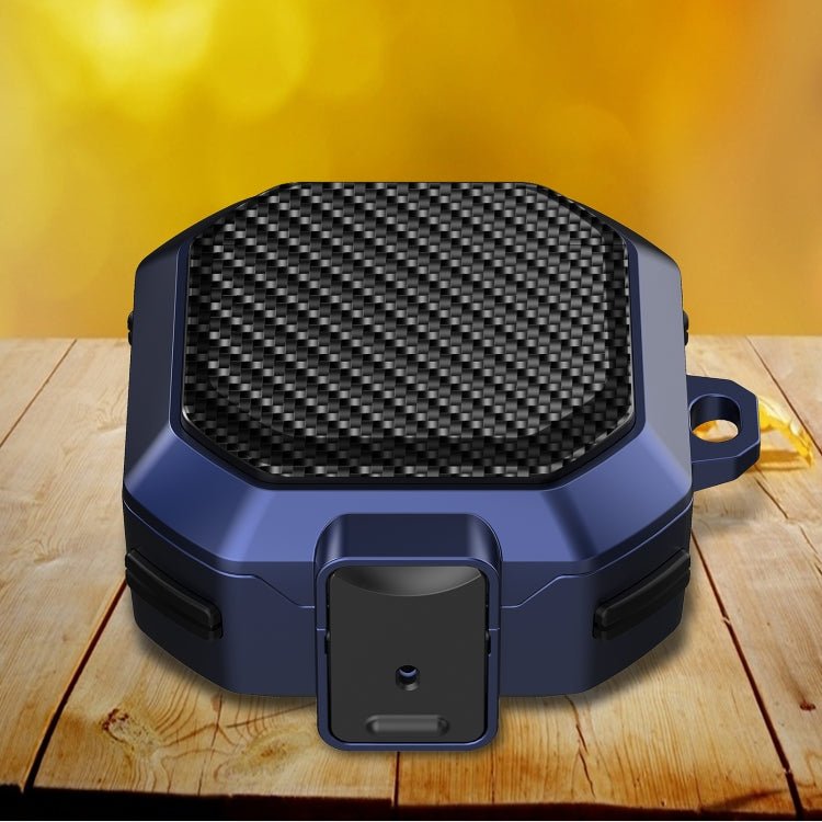 Carbon Fiber Texture Anti - fall Earphones Case with Switch, For Samsung Galaxy Buds Live/Buds Pro/Buds 2/2 Pro - ORIWHIZ