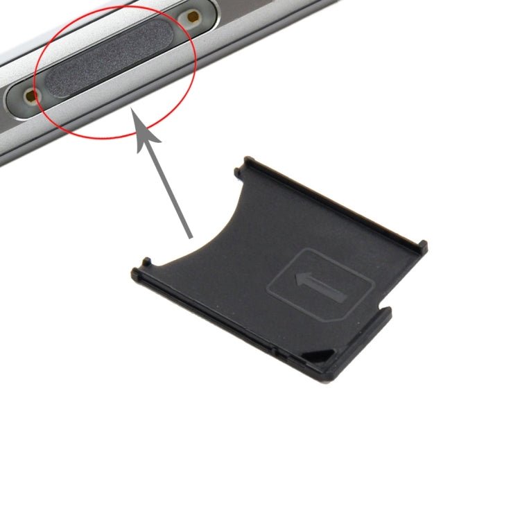 Card Tray for Sony Xperia Z / L36h(Black), For Xperia Z / L36h Card Tray - ORIWHIZ