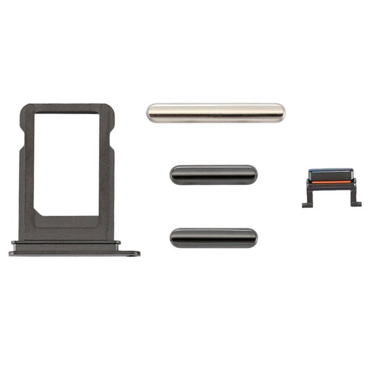 Card Tray + Volume Control Key + Power Button + Mute Switch Vibrator Key for iPhone X, For iPhone X - ORIWHIZ