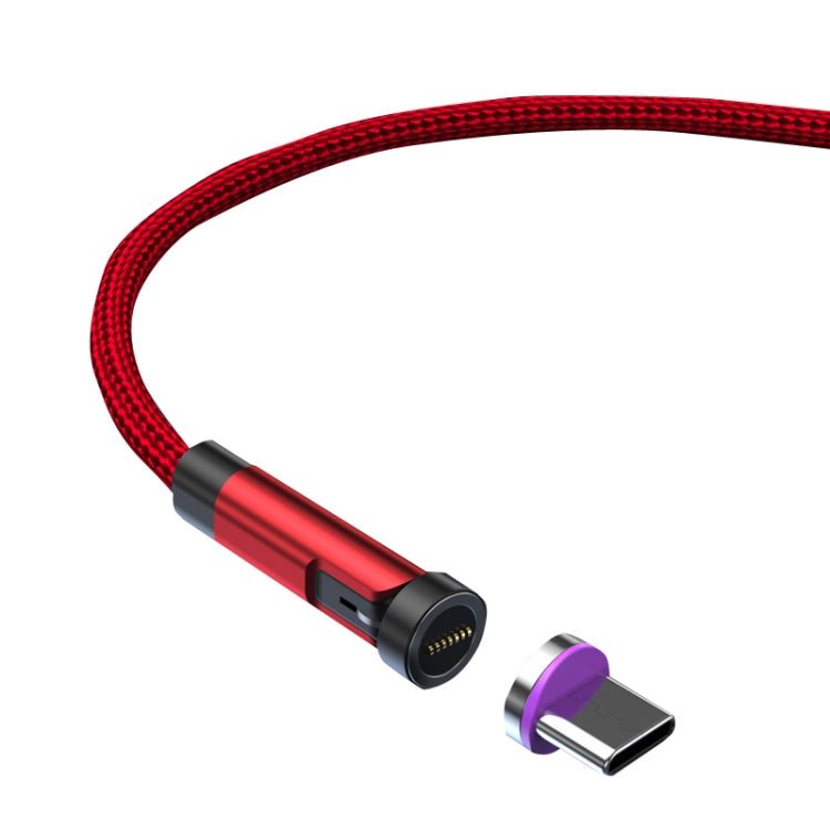 CC57 Rotary Magnetic Fast Charging Data Cable, Style:, 1m + Type - C / USB - C + Red, 1m + Type - C / USB - C + Black, 2m + Type - C / USB - C + Red, 2m + Type - C / USB - C + Black - ORIWHIZ