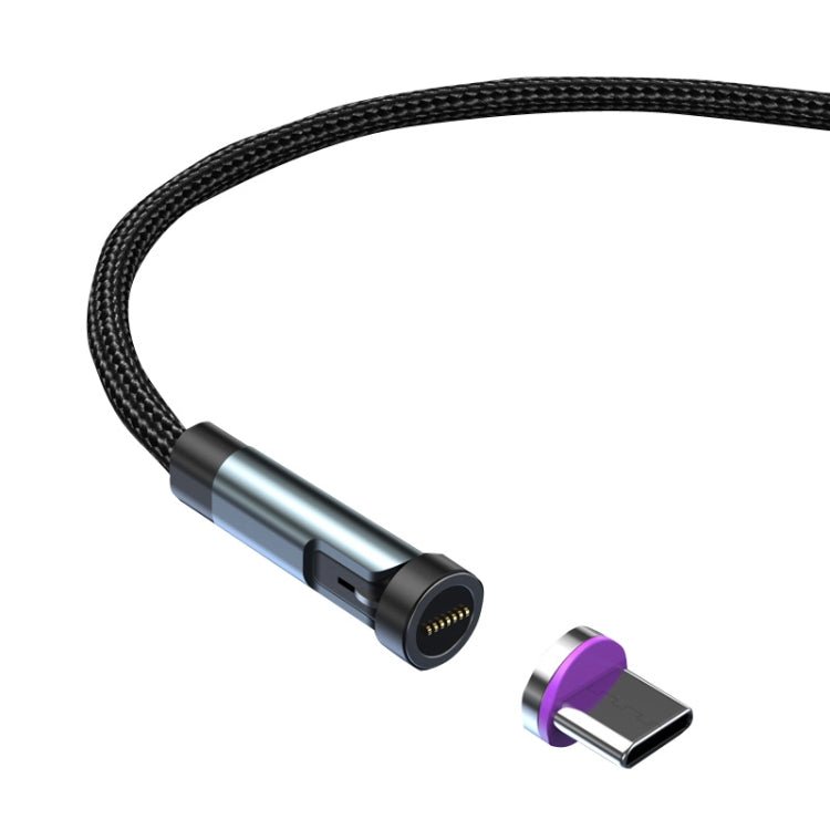 CC57 Rotary Magnetic Fast Charging Data Cable, Style:, 1m + Type - C / USB - C + Red, 1m + Type - C / USB - C + Black, 2m + Type - C / USB - C + Red, 2m + Type - C / USB - C + Black - ORIWHIZ