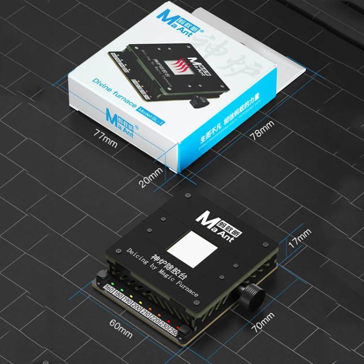 Cell Phone Fixed CPU Font IC Chip Heating Degumming Platform Repair Tool Fixture, Degumming Platform - ORIWHIZ