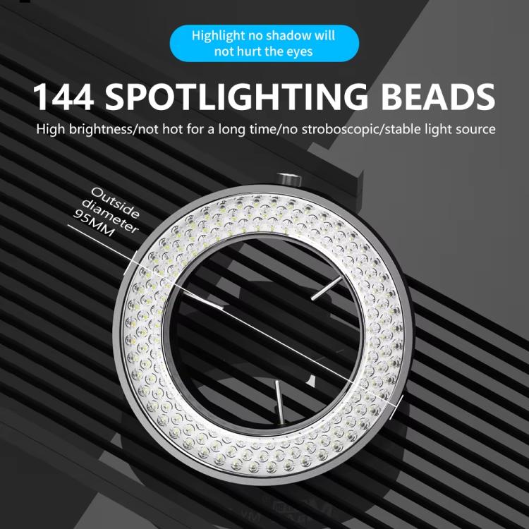 Cell Phone Repair 144 Beads Microscope Ring Light Source, MY - 037 144 Beads - ORIWHIZ