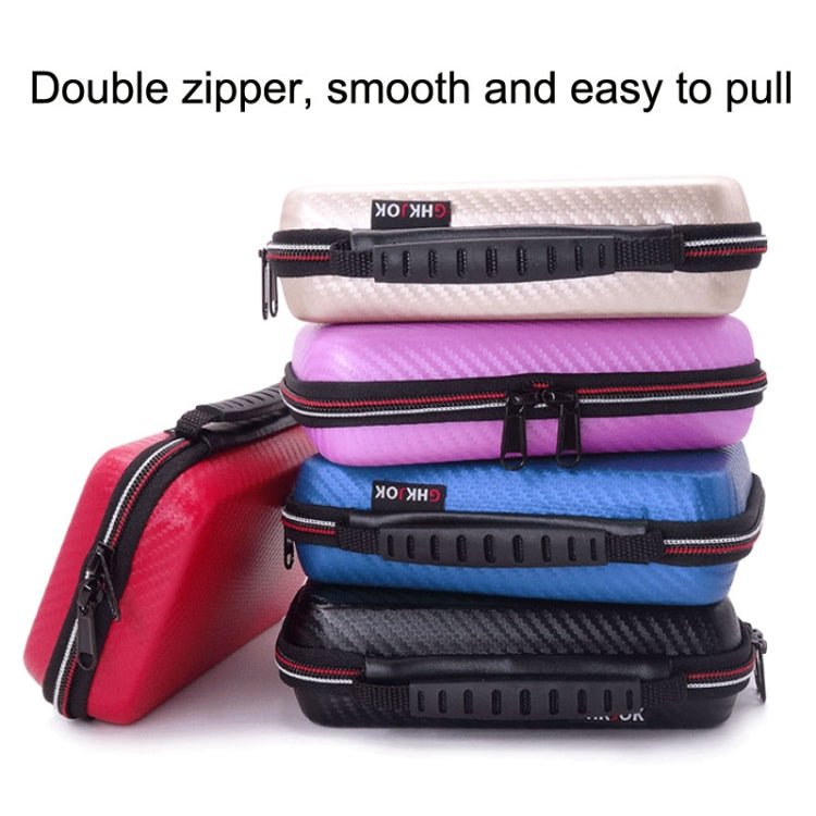 CHKJOK GH1818 EVA Protective Game Console Bag For Nintendo 3DS XL, GH1818 Black, GH1818 Blue, GH1818 Pink, GH1818 Red, GH1818 Gold - ORIWHIZNintendo AccessoriesNintendo Accessories BagsToys & Hobbies