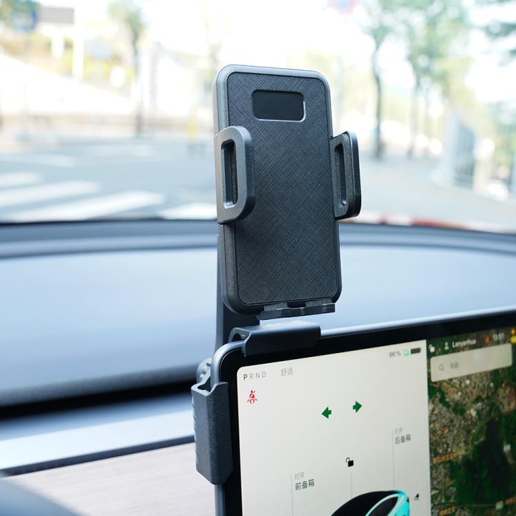Clip On Universal Car Computer Monitor Mount 360 Degree Rotation Phone Holder Stand - ORIWHIZ