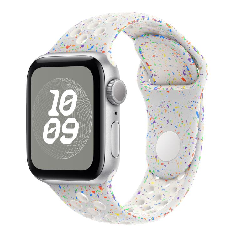 Coloful Silicone Watch Band, For Apple Watch 46mm / 49mm / 45mm / 44mm, For Apple Watch 42mm / 41mm / 40mm / 38mm - ORIWHIZ