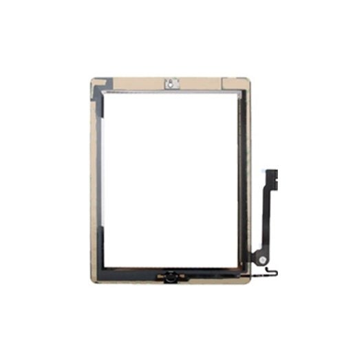 Controller Button + Home Key Button PCB Membrane Flex Cable + Touch Panel Installation Adhesive Touch Panel for iPad 4, For iPad 4 - ORIWHIZ