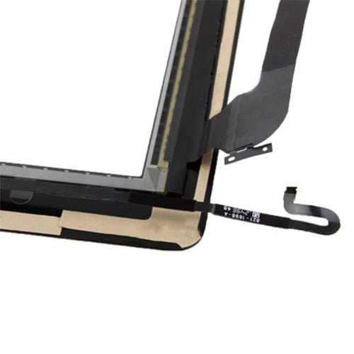 Controller Button + Home Key Button PCB Membrane Flex Cable + Touch Panel Installation Adhesive Touch Panel for iPad 4, For iPad 4 - ORIWHIZ