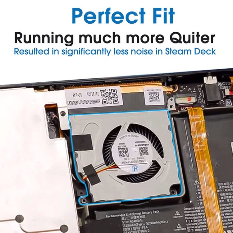 CPU Cooling Fan Set for Steam Deck - ORIWHIZ