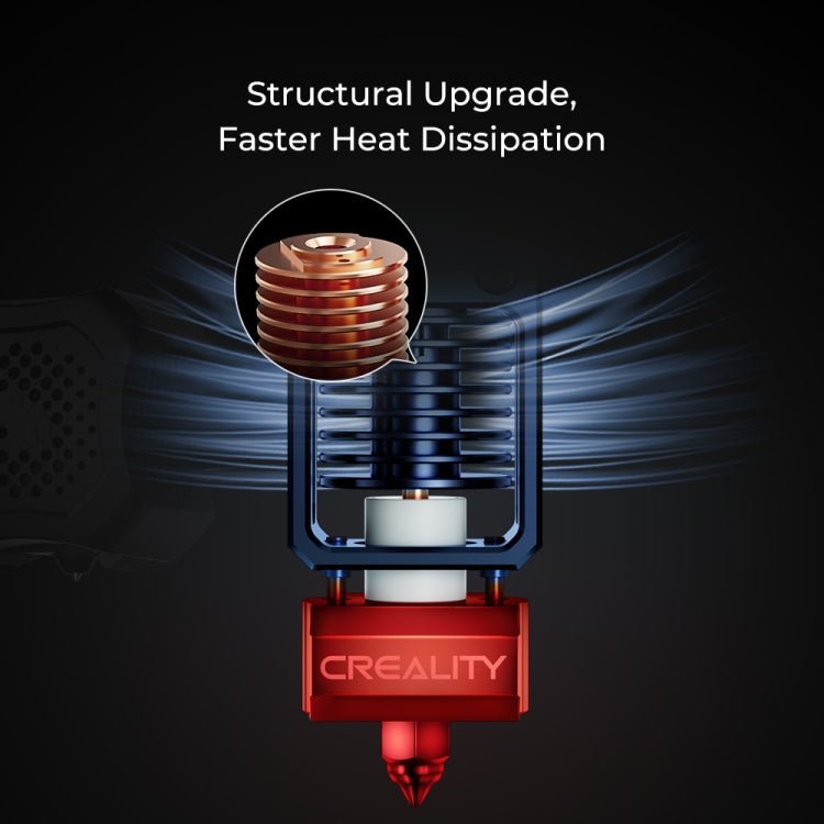 CREALITY 3D Printer Part Spider High Temperature and High Flow Hotend Pro - ORIWHIZ