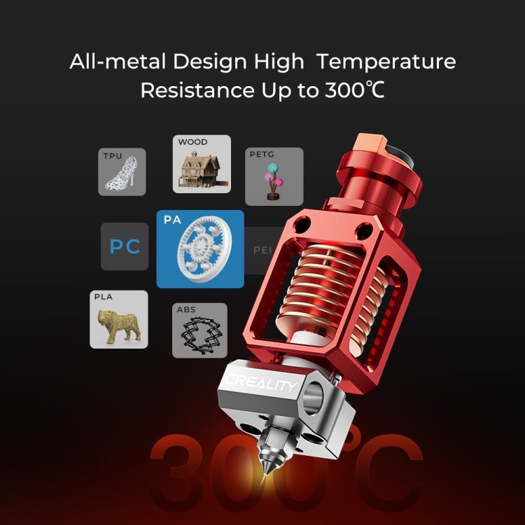 CREALITY 3D Printer Part Spider High Temperature and High Flow Hotend Pro - ORIWHIZ