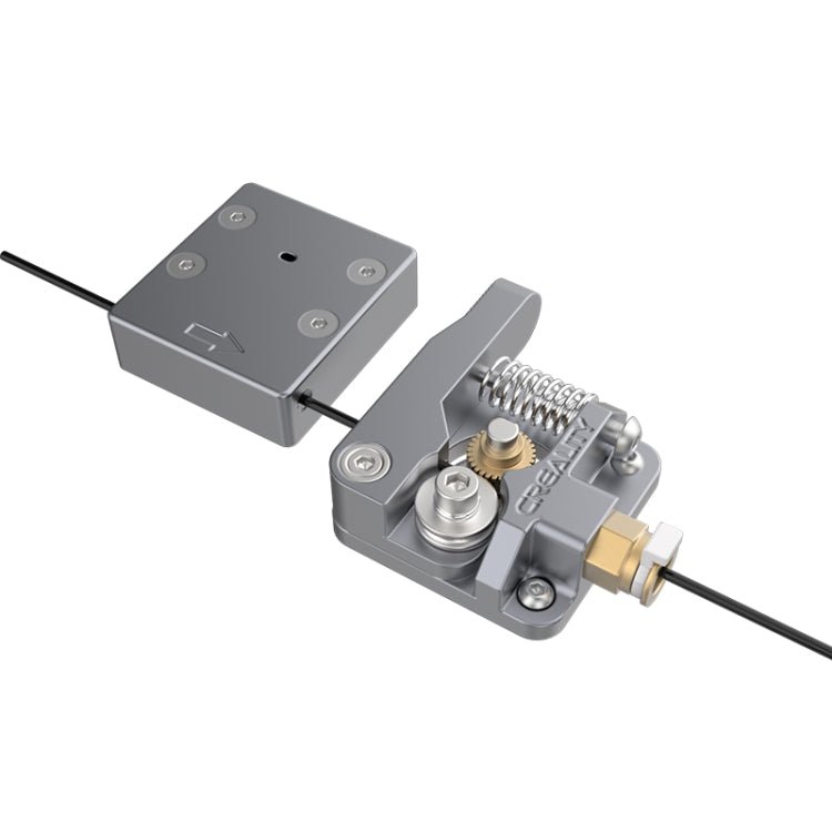 Creality All Metal Silver Block Bowden Extruder Kit for Ender - 3 / Ender - 3 Pro / Ender - 3 V2 / CR - 10 Pro V2 3D Printer - ORIWHIZ