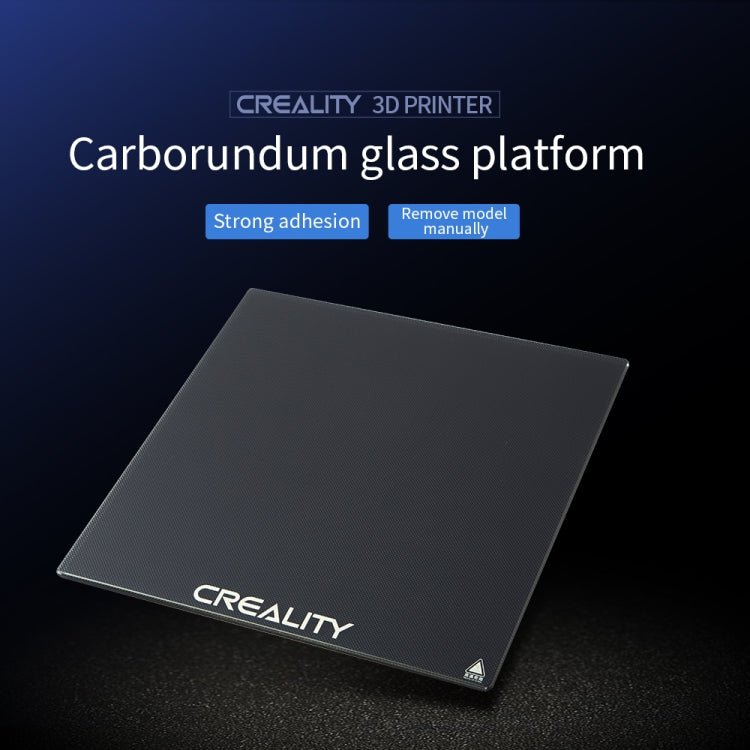 Creality Carborundum Glass Plate Platform Heated Bed Build Surface for Ender - 3 3D Printer Part - ORIWHIZ