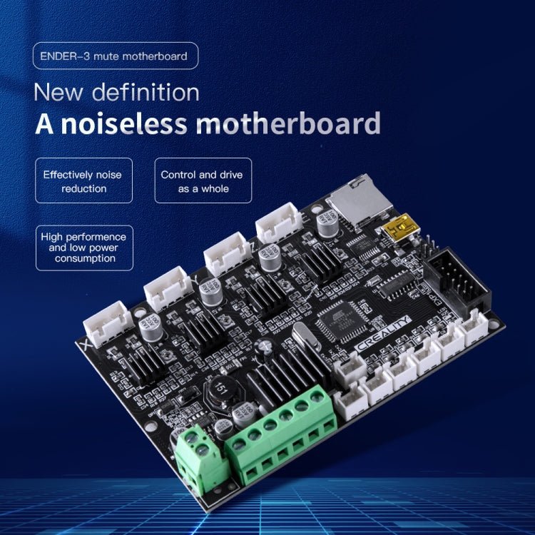 Creality Ender - 3 / 3Pro Noiseless Motherboard 3D Printer Part Accessories - ORIWHIZ