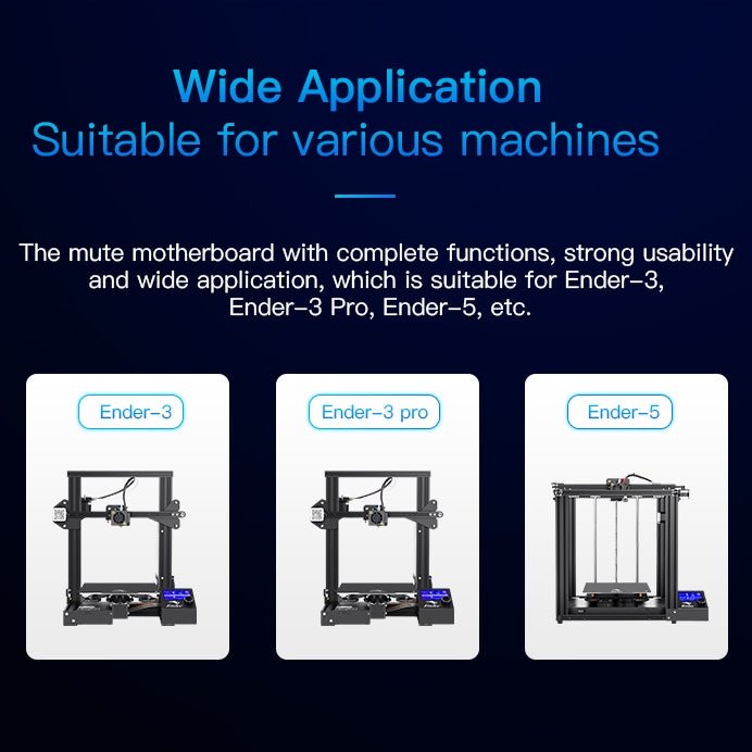 Creality Ender - 3 / 3Pro Noiseless Motherboard 3D Printer Part Accessories - ORIWHIZ
