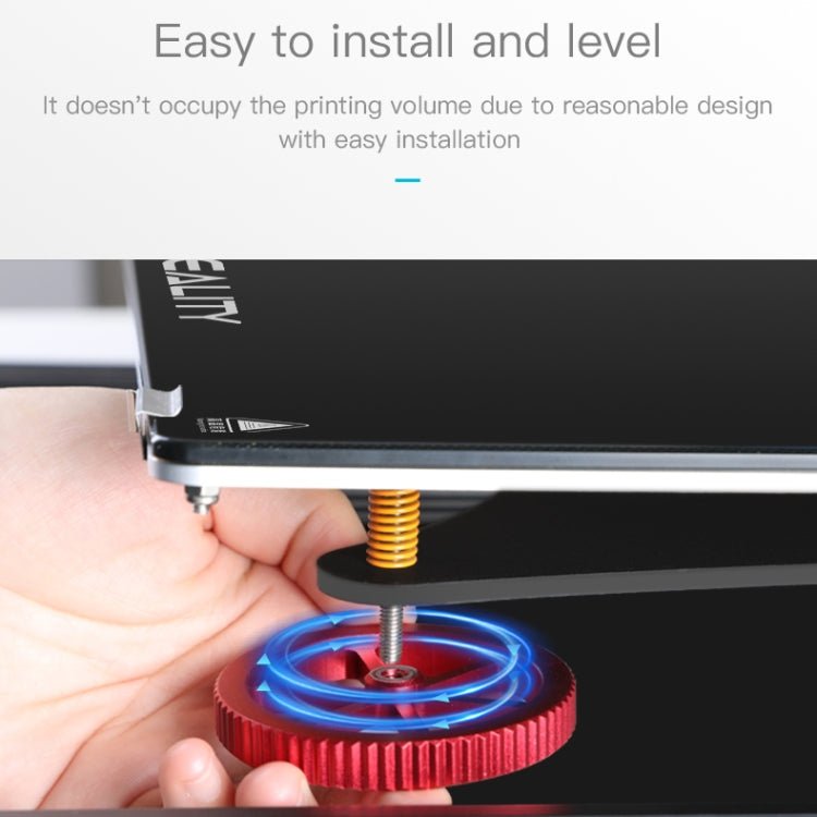 Creality Metal Red Hand Screwed Leveling Nut for Ender - 3 / Ender - 3 Pro / Ender - 3 V2 / CR - 10 Pro V2 3D Printer - ORIWHIZ