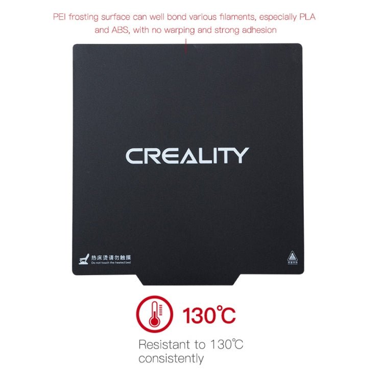 Creality PEI Priting Plate Double - sided PEI Spring Steel Sheet with Magnetic Base for Ender - 3 3D Printer Part - ORIWHIZ