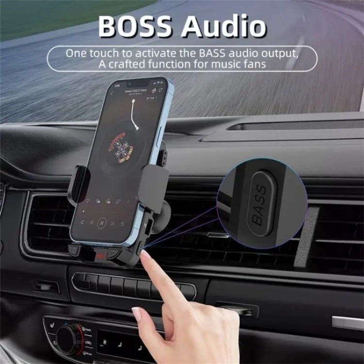 CS14 Car Interior Air Vent Mount Phone Stand MP3 Player FM Bluetooth Transmitter, CS14 - ORIWHIZ