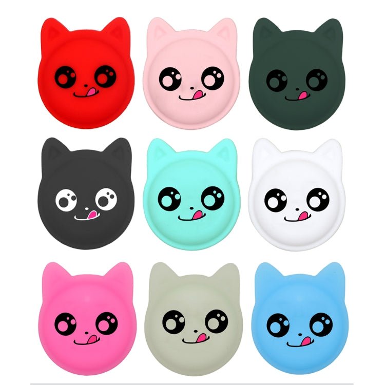 Cute Cartoon Pet Collar Anti - lost Tracker Silicone Case For AirTag, Naughty Smile - ORIWHIZ
