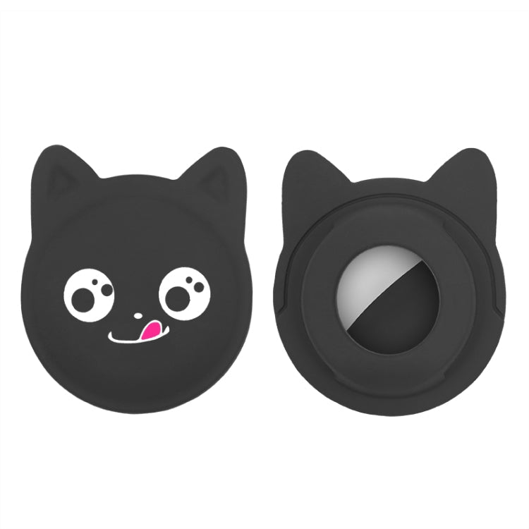 Cute Cartoon Pet Collar Anti - lost Tracker Silicone Case For AirTag, Naughty Smile - ORIWHIZ
