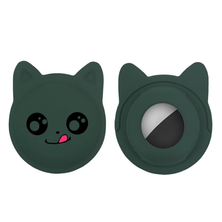 Cute Cartoon Pet Collar Anti - lost Tracker Silicone Case For AirTag, Serious Face, Naughty Smiley, Hanhan Smile - ORIWHIZ