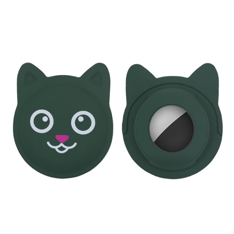 Cute Cartoon Pet Collar Anti - lost Tracker Silicone Case For AirTag, Serious Face, Naughty Smiley, Hanhan Smile - ORIWHIZ
