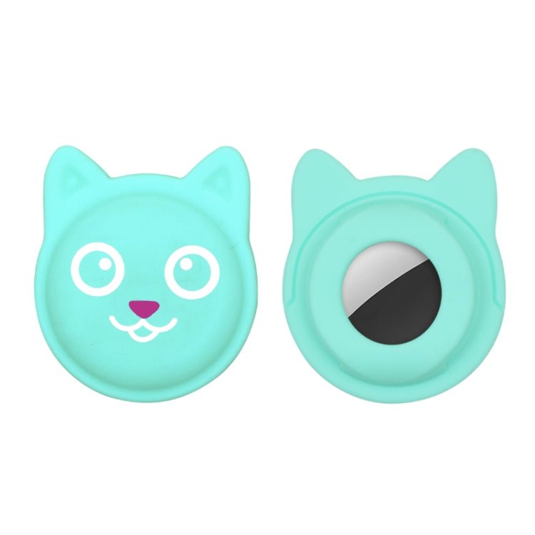 Cute Cartoon Pet Collar Anti - lost Tracker Silicone Case For AirTag, Serious Face, Naughty Smiley, Hanhan Smile - ORIWHIZ