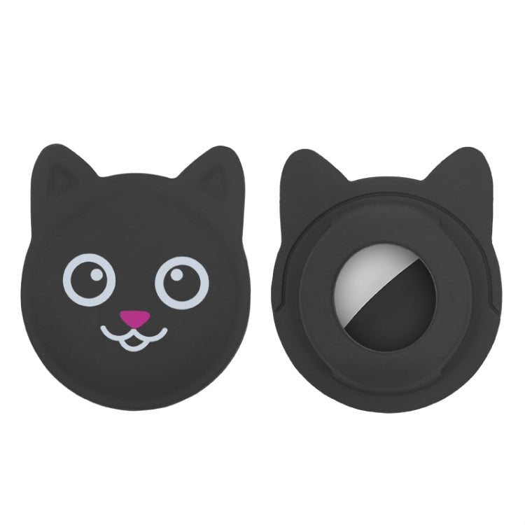 Cute Cartoon Pet Collar Anti - lost Tracker Silicone Case For AirTag, Serious Face, Naughty Smiley, Hanhan Smile - ORIWHIZ