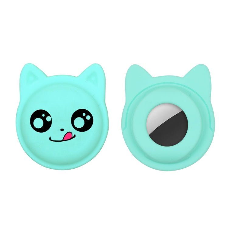 Cute Cartoon Pet Collar Anti - lost Tracker Silicone Case For AirTag, Serious Face, Naughty Smiley, Hanhan Smile - ORIWHIZ