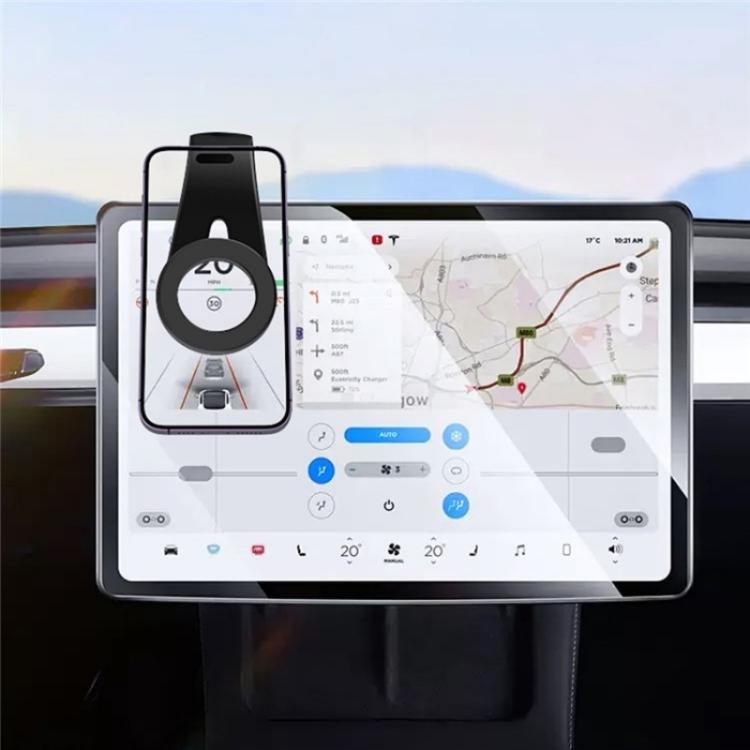 D1 Car Navigation Magnetic Flexible Aluminum Bendable Dashboard Cellphone Holder - ORIWHIZ