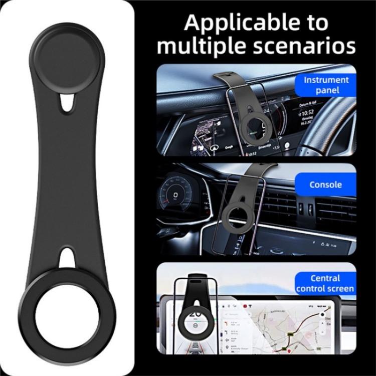 D1 Car Navigation Magnetic Flexible Aluminum Bendable Dashboard Cellphone Holder - ORIWHIZ