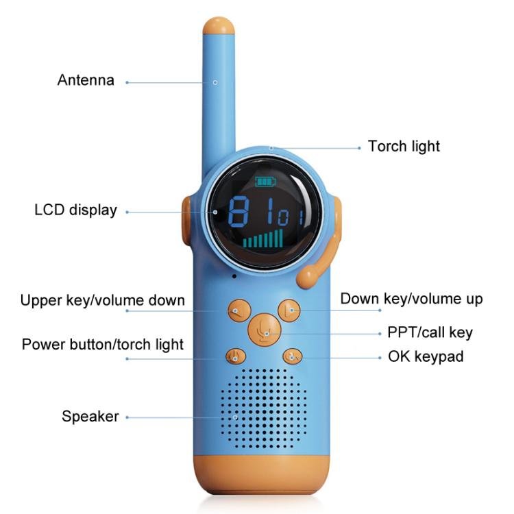 D22 1pair Children Handheld Wireless Walkie Talkie Parent - Child Outdoor Wireless Talking Toys - ORIWHIZConsumer ElectronicsWalkie TalkieWalkie Talkie Children