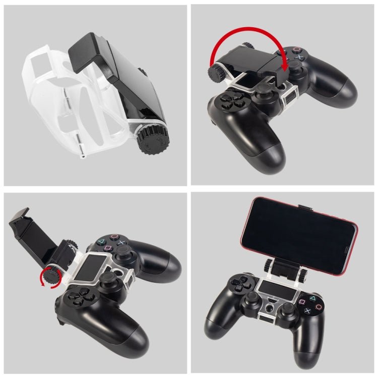 DOBE Adjustable Smart Mobile Phone Clamp Holder For PS4/Slim/Pro Controller, TP4 - 016B - ORIWHIZDOBESony AccessoriesSony Accessories Holder