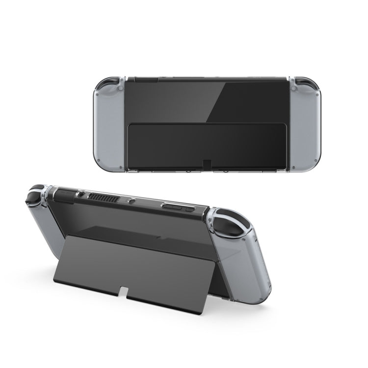 DOBE Game Handle Transparent Crystal Case TPU Protective Cover For Switch OLED Console, TNS - 1133C - ORIWHIZDOBENintendo AccessoriesNintendo Accessories Cases