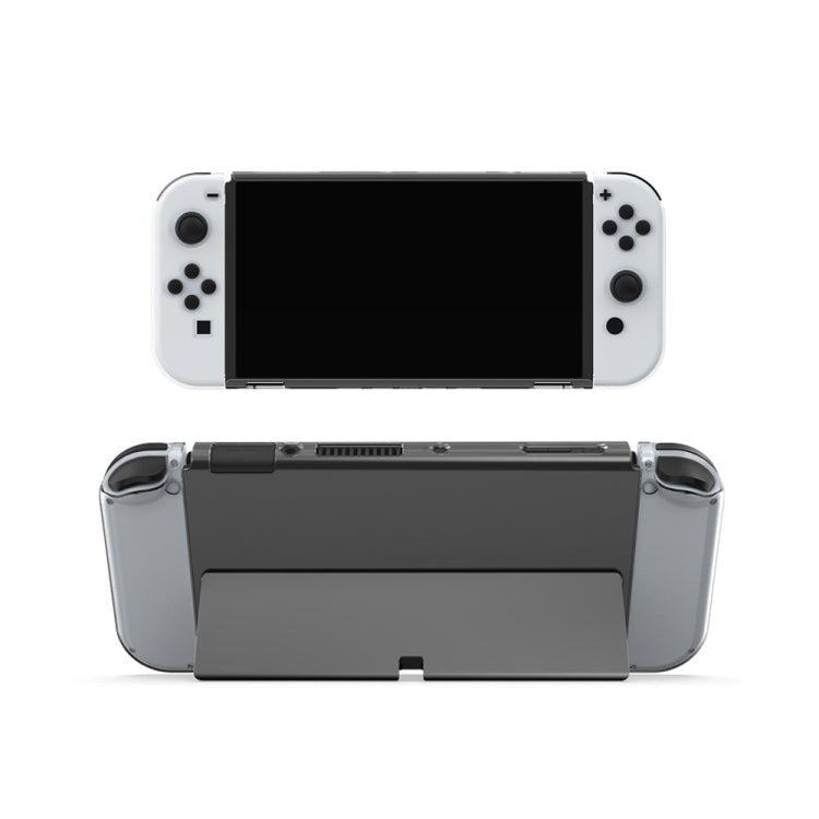 DOBE Game Handle Transparent Crystal Case TPU Protective Cover For Switch OLED Console, TNS - 1133C - ORIWHIZDOBENintendo AccessoriesNintendo Accessories Cases