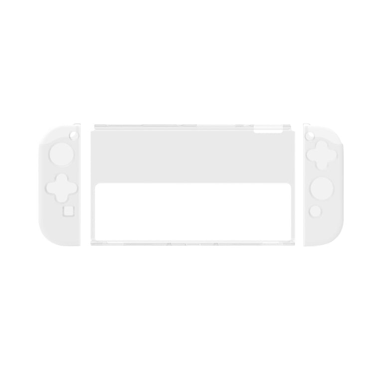 DOBE Game Handle Transparent Crystal Case TPU Protective Cover For Switch OLED Console, TNS - 1133C - ORIWHIZDOBENintendo AccessoriesNintendo Accessories Cases