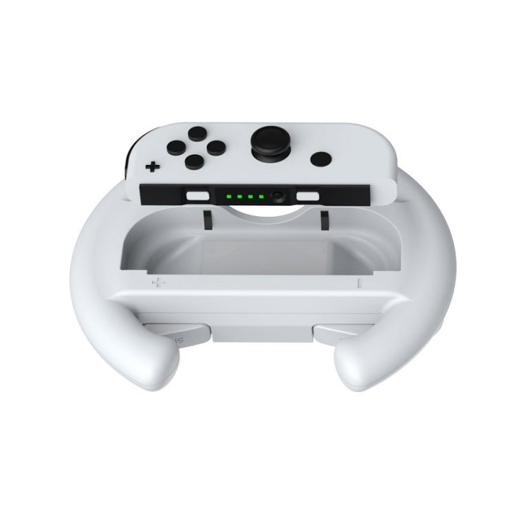 DOBE Left And Right Handle Steering Wheel For Switch OLED / Switch, Specification:, White(2PCS/Pack), Black(2PCS/Pack), Red + Blue(2PCS/Pack) - ORIWHIZDOBENintendo AccessoriesNintendo Accessories Gamepads