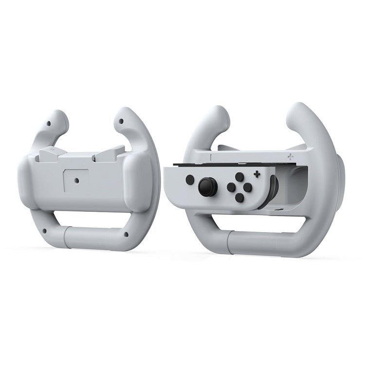 DOBE Left And Right Handle Steering Wheel For Switch OLED / Switch, Specification:, White(2PCS/Pack), Black(2PCS/Pack), Red + Blue(2PCS/Pack) - ORIWHIZDOBENintendo AccessoriesNintendo Accessories Gamepads