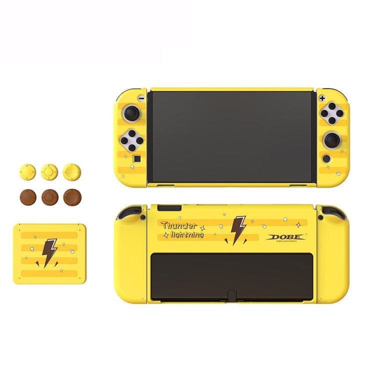 DOBE TNS - 1192 Host Handle Protective Shell + Card Box + Rocker Cap Set For Switch OLED, TNS - 1192 - ORIWHIZDOBENintendo AccessoriesNintendo Accessories Cases