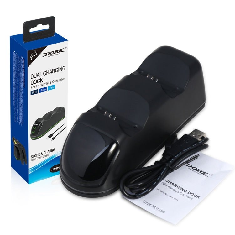 DOBE TP4 - 1781 Wireless Controller Dual Charging Dock LED Charger Handle Charger for PS4 / Slim / Pro, TP4 - 1781 - ORIWHIZDOBESony AccessoriesSony Accessories Charger & Power