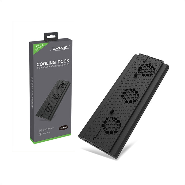 DOBE TYX - 1768 Heat Dissipate Vertical Stand Base Cooling Dock Cooling Fan Bracket for Xbox One X Game Console, TYX - 1768 - ORIWHIZDOBEMicroSoft AccessoriesMicroSoft Accessories Holder