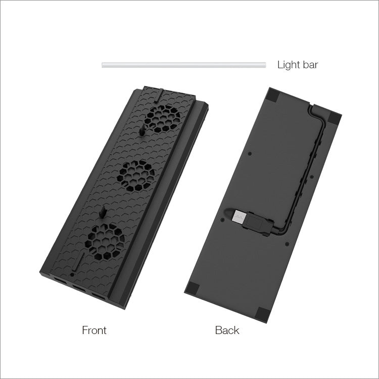 DOBE TYX - 1768 Heat Dissipate Vertical Stand Base Cooling Dock Cooling Fan Bracket for Xbox One X Game Console, TYX - 1768 - ORIWHIZDOBEMicroSoft AccessoriesMicroSoft Accessories Holder