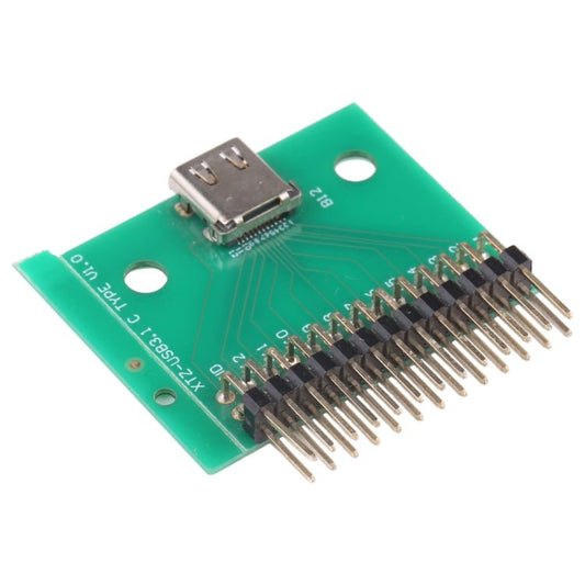 Double - sided Positive and Negative Type C Female Test Board USB 3.1 with PCB 24P Female Connector, Type C Female - ORIWHIZ