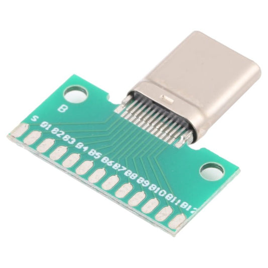 Double - sided Positive and Negative Type C Male Test Board USB 3.1 with PCB 24pin Welded, Type C Male 24pin - ORIWHIZ