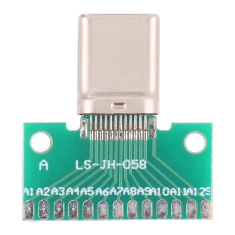 Double - sided Positive and Negative Type C Male Test Board USB 3.1 with PCB 24pin Welded, Type C Male 24pin - ORIWHIZ