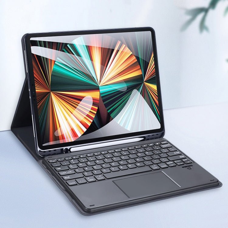 DUX DUCIS Bluetooth Keyboard Leather Case with Touchpad & Smart Sleep Function, For iPad 10.2 2021 / 2020 / 2019, For iPad Air 4/5 / iPad Pro 11 2018/2020/2021/2022, For iPad Pro 12.9 2020/2021/2022 - ORIWHIZApple AccessoriesDUX DUCISiPad Keyboard