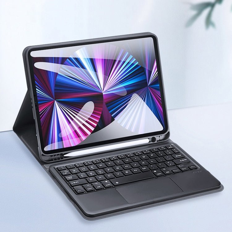DUX DUCIS Bluetooth Keyboard Leather Case with Touchpad & Smart Sleep Function, For iPad 10.2 2021 / 2020 / 2019, For iPad Air 4/5 / iPad Pro 11 2018/2020/2021/2022, For iPad Pro 12.9 2020/2021/2022 - ORIWHIZApple AccessoriesDUX DUCISiPad Keyboard