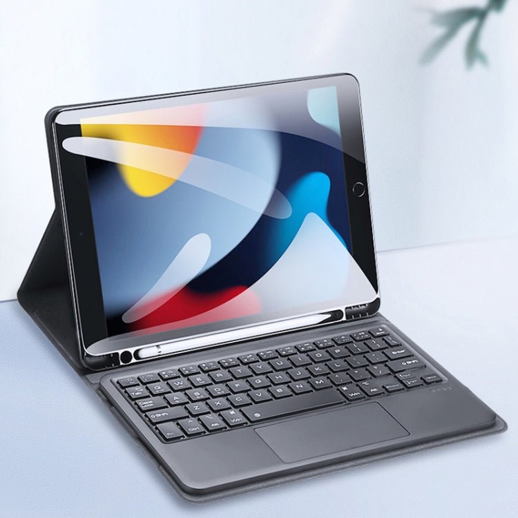 DUX DUCIS Bluetooth Keyboard Leather Case with Touchpad & Smart Sleep Function, For iPad 10.2 2021 / 2020 / 2019, For iPad Air 4/5 / iPad Pro 11 2018/2020/2021/2022, For iPad Pro 12.9 2020/2021/2022 - ORIWHIZApple AccessoriesDUX DUCISiPad Keyboard