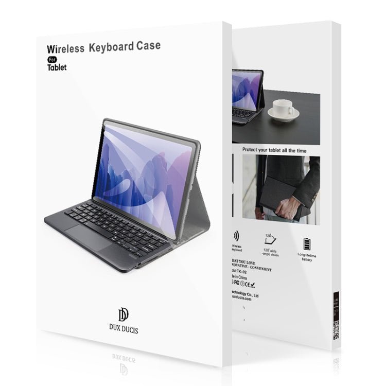 DUX DUCIS TK Series Wireless Bluetooth Keyboard Tablet Protective Case, For iPad Pro 13 2024, For iPad Pro 11 2024 - ORIWHIZApple AccessoriesDUX DUCISiPad Keyboard