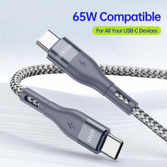 DUZZONA A2 PD 65W USB - C / Type - C to Type - C Fast Charging Data Cable, 2m Type - C to Type - C, 3m Type - C to Type - C - ORIWHIZ